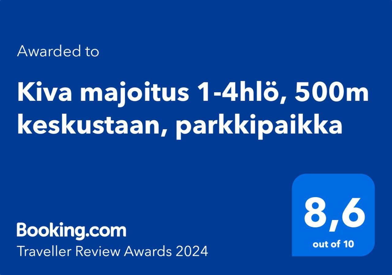 Kiva Majoitus 1-4Hloe, 500M Keskustaan, Parkkipaikka Appartement Oulu Buitenkant foto