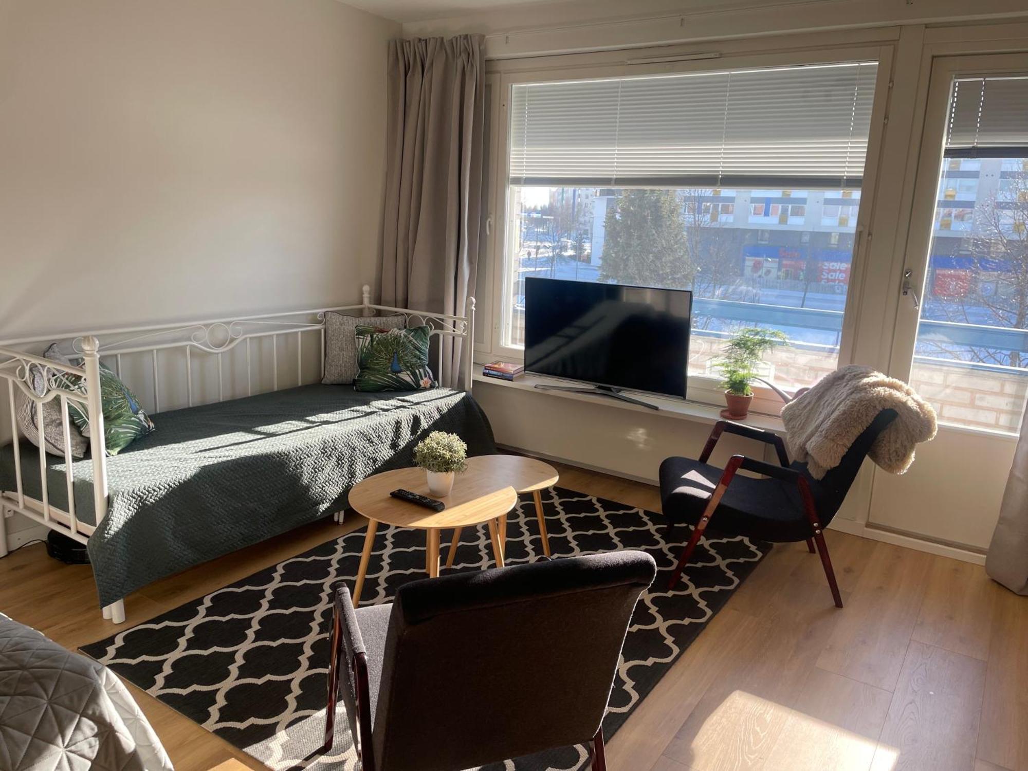 Kiva Majoitus 1-4Hloe, 500M Keskustaan, Parkkipaikka Appartement Oulu Buitenkant foto